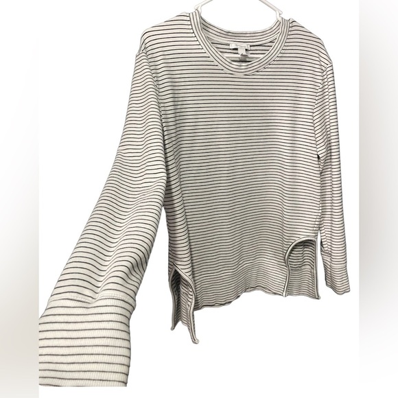 Daily Ritual Women's Long-Sleeve Crewneck Sweatshirt with Side Cutouts size M - Picture 8 of 12